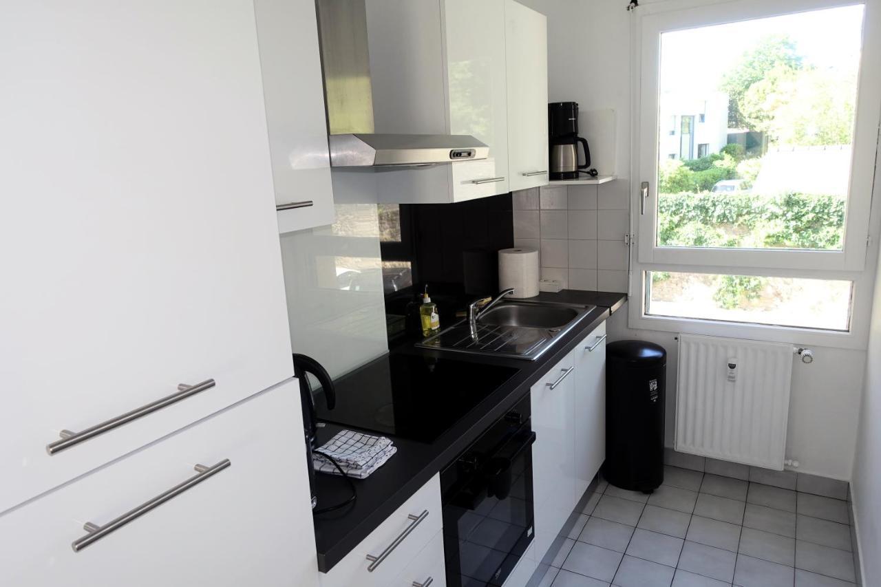 La Poterie - Appartement Avec Balcon Et Parking Prive Quimper Extérieur photo